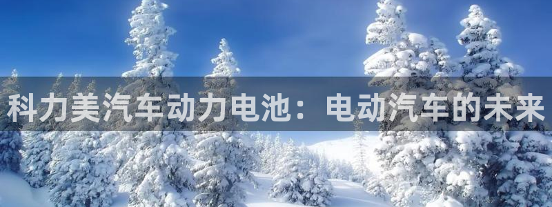 优发国际网官网17k8：科力美汽车动力电池：电动汽车的未来