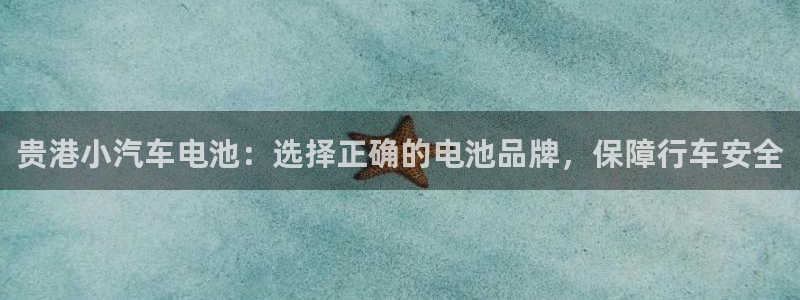 优发国际软件下载官网：贵港小汽车电池：选择正确的电池品牌，保障行车安全