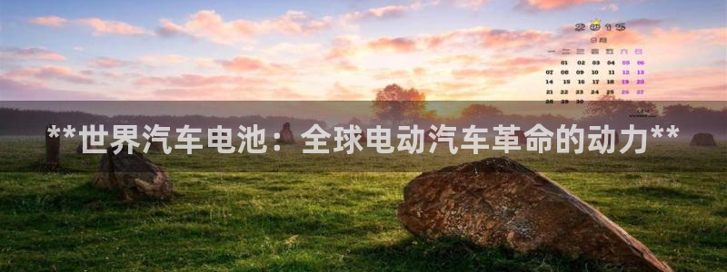 优发国际手机版网站：**世界汽车电池：全球电动汽车革命的动力**